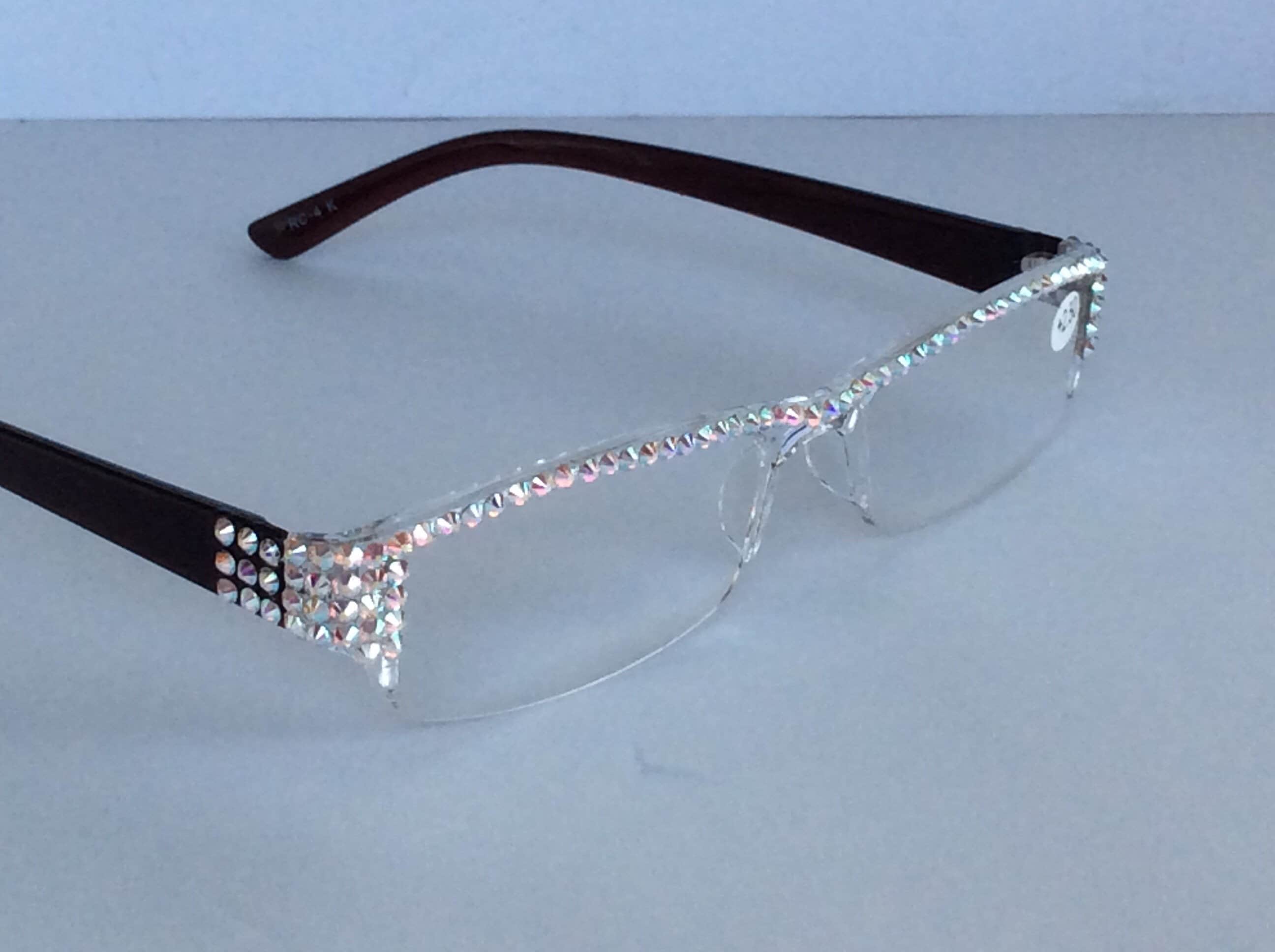 Reading Glasses With Swarovski Crystals - Etsy