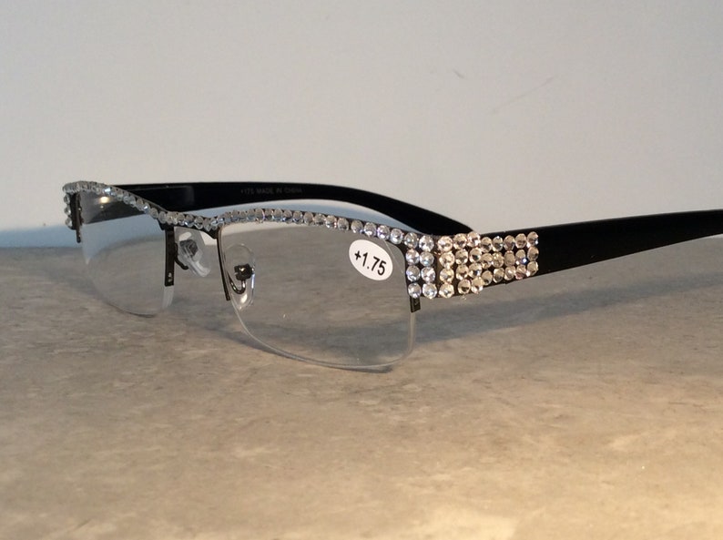 Swarovski Crystal Reading Glasses ReadnBling Etsy
