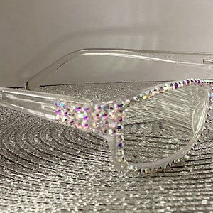 Gorgeous Rhinestone Crystal reading glasses. ReadnBling