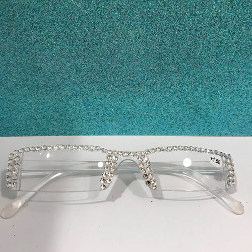 Swarovski Crystal Reading Glasses Etsy