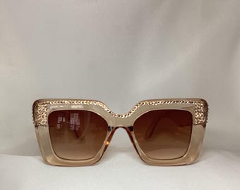 European Rhinestone Sunglasses, Classy Bling
