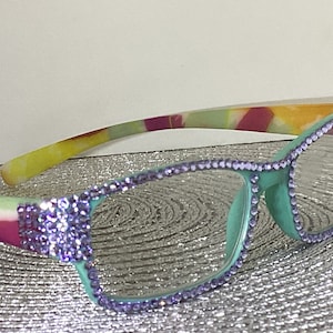 Swarovski like crystal reading glasses