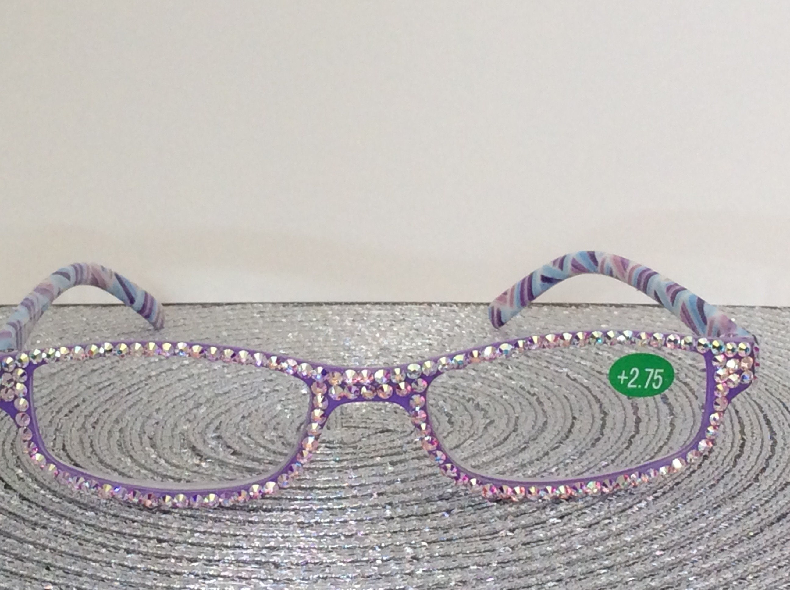 Genuine European Crystal Reading Glasses - Etsy