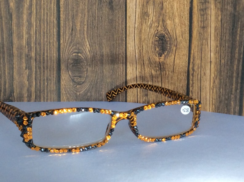 Swarovski Crystal Reading Glasses Etsy