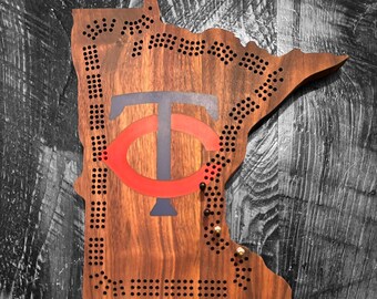 Minnesota Twins Cribbage Brett
