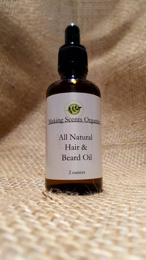 All Natural Hair Beard Oil With Essential Oils 2 Oz Sale Etsy