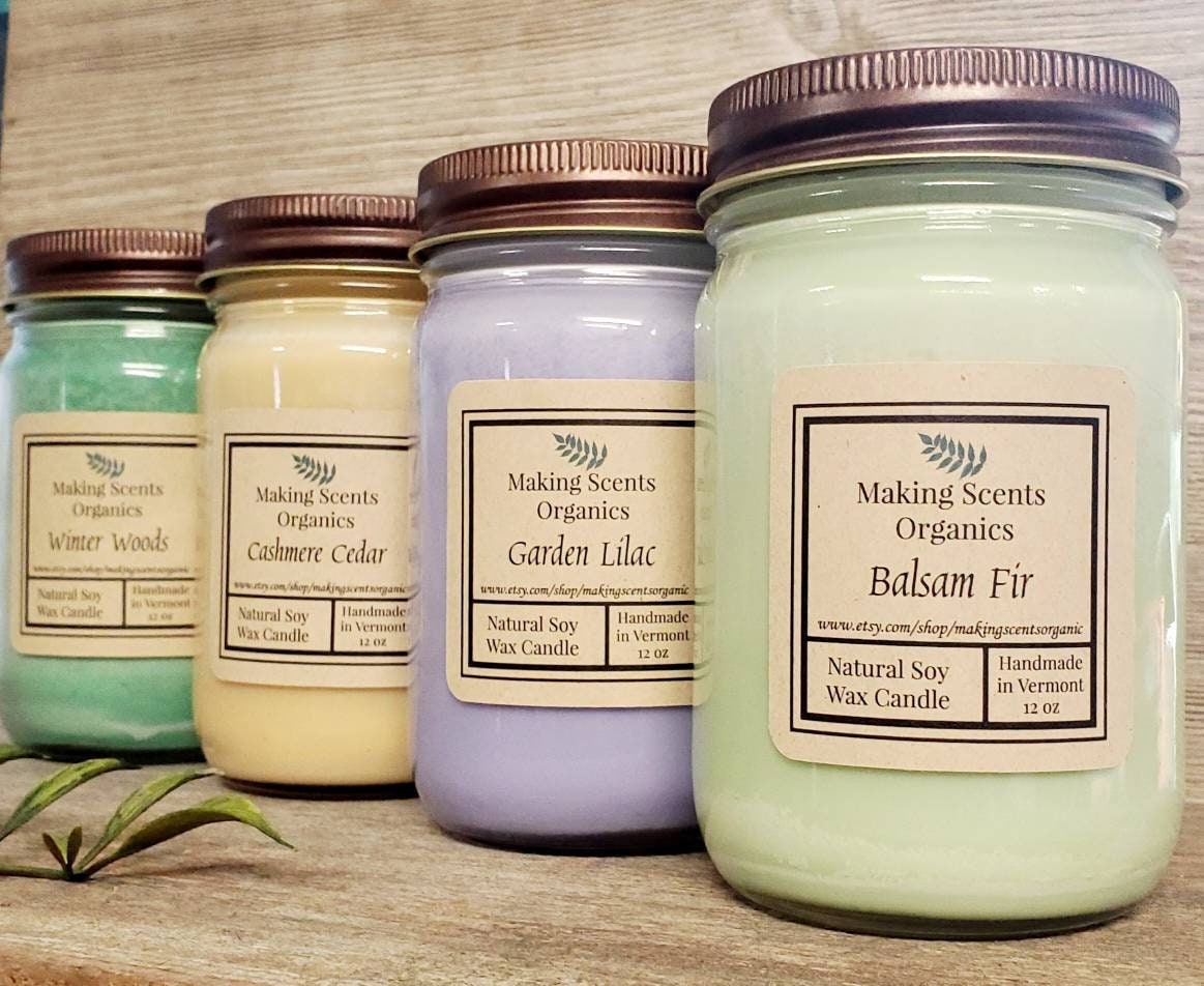 Signature Scents Collection: 16 oz Mason Jar Candle