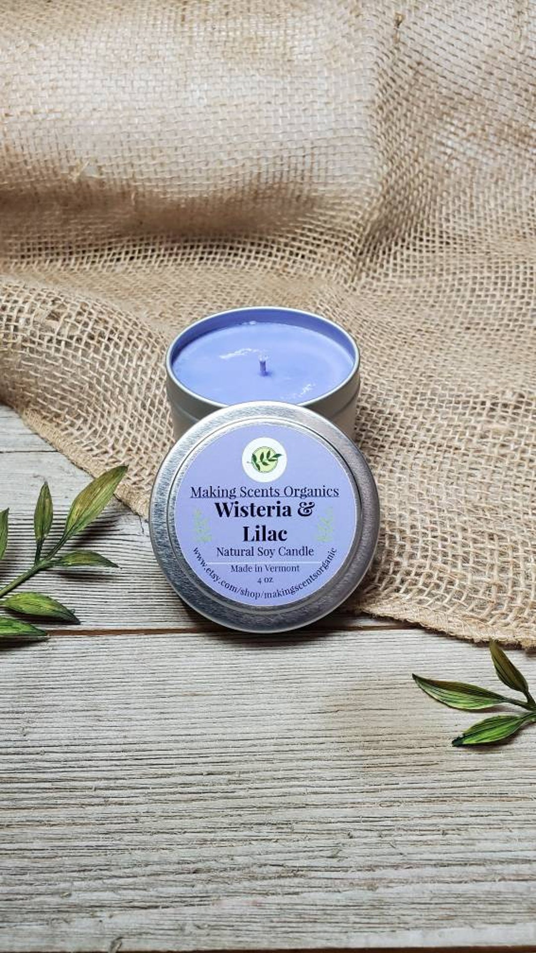 Making Scents Organics Soy Candles Made in Vermont With High Quality