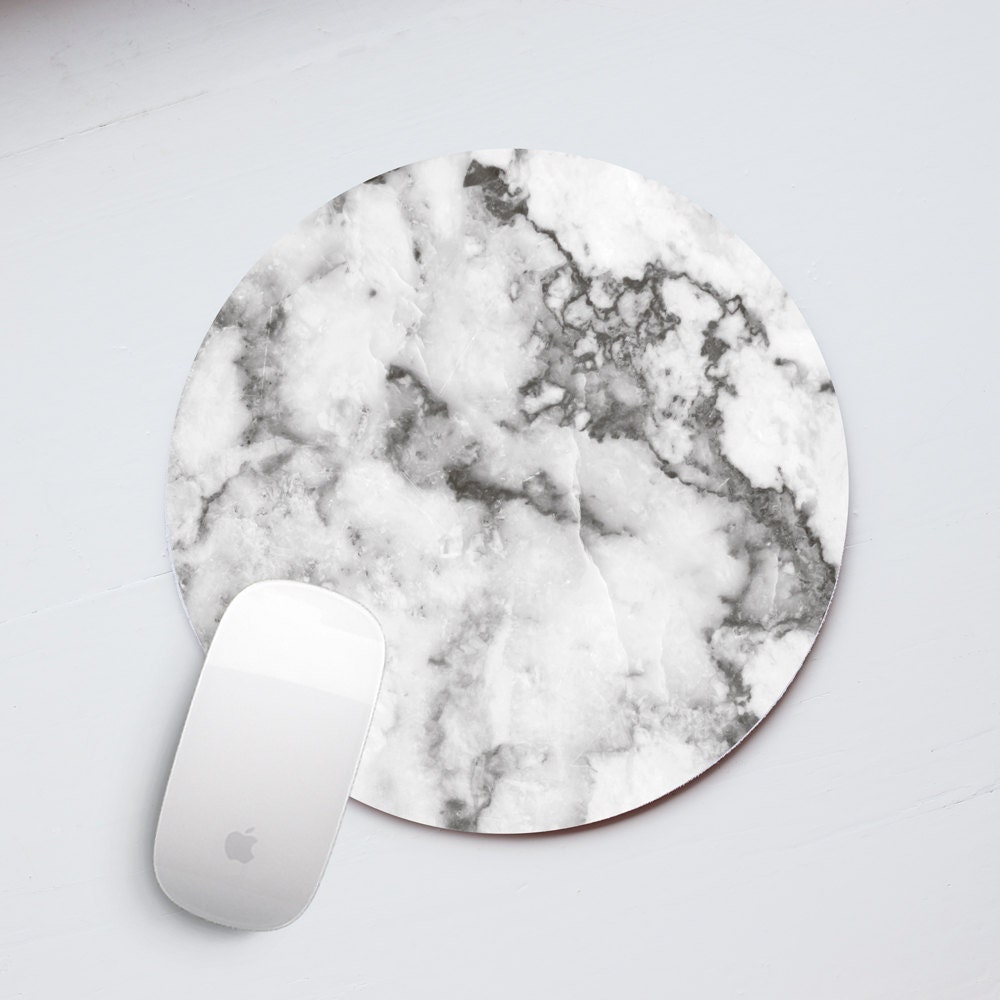 Marble Mouse Pad Marble Mouse Mat Rectangular Mousepad Printed Etsy