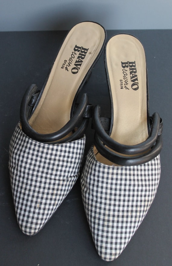 Vintage Houndstooth shoes/Vintage Houndstooth/