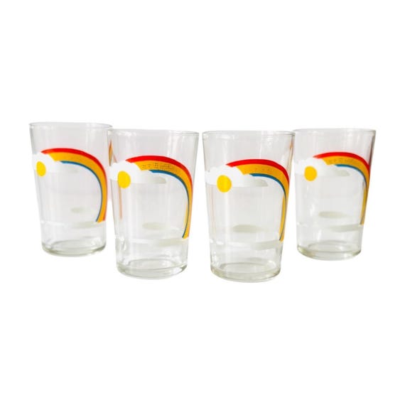 murano glass wine goblets Murano-Style Confetti Tall Drinking Glasses, Set Of 6