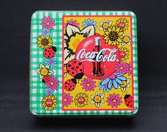 Vintage Coca-Cola puzzle/vintage Coke/vtg game/vtg toy/vintage puzzle/coca-cola metal box/coke decoration/coca-cola metal/picnic coke
