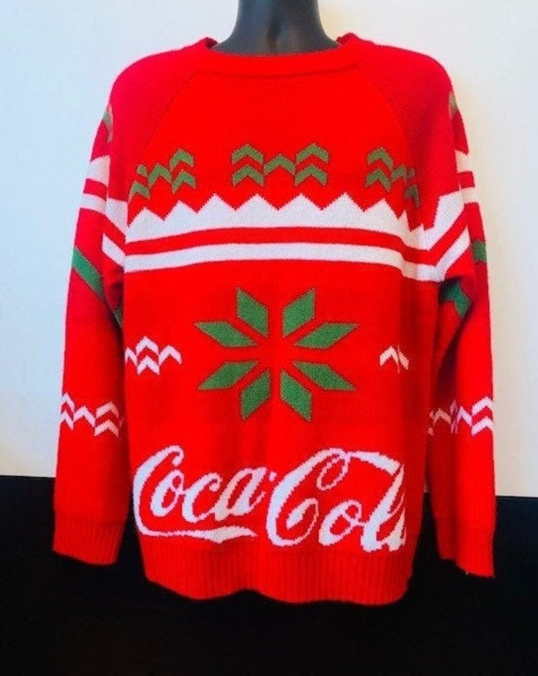 Coca Cola Christmas Sweater coca cola Vintage ugly Sweater