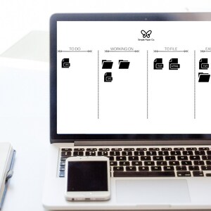Desktop Organizer | DIGITAL | Simple Paper Co. - Etsy