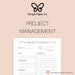 Project Management | PRINTABLE | Simple Paper Co. - Etsy