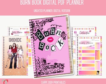 Burn Book Digital Planner | Goodnotes Planner | Daily Planner | Mean Girls Planner | Weekly Planner | Hyperlinked Planner | iPad Planner