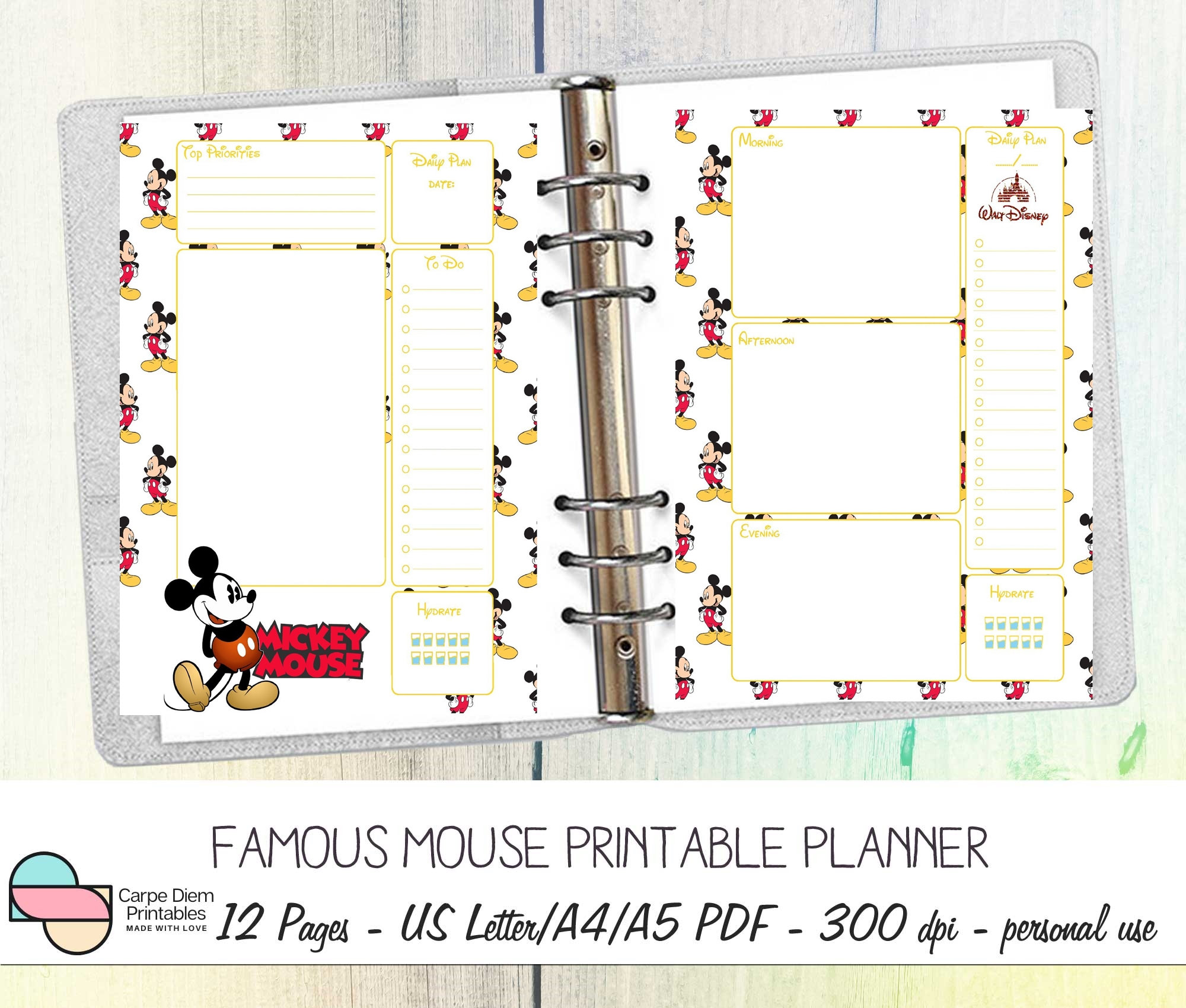 Mickey Calendar - Etsy