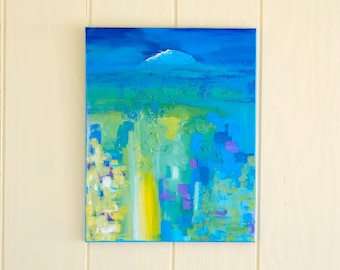 Colorful Textured Abstract Painting, Original work, Acrylic on Canvas