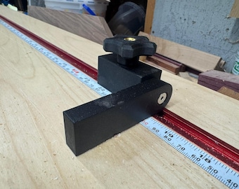 Precision Miter Saw Flip Stop Block - Carbon Fiber Reinforced