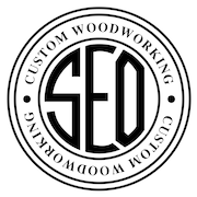 SEO Custom Woodworking logo