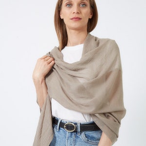 Cotton Modal Blend Scarf: Lightweight Unisex Shawl