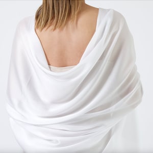 Elegant Large Shawl | Viscose Scarf | Shawl for Formal Wedding | Bridesmaid Wrap For Weddings | Bridesmaids Proms & Parties | UK Seller