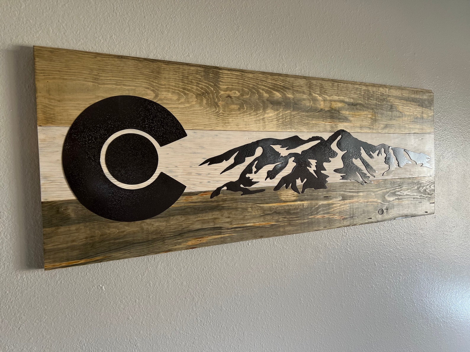 Beautiful Colorado Wall Art Metal Wall Art Wooden Colorado Etsy