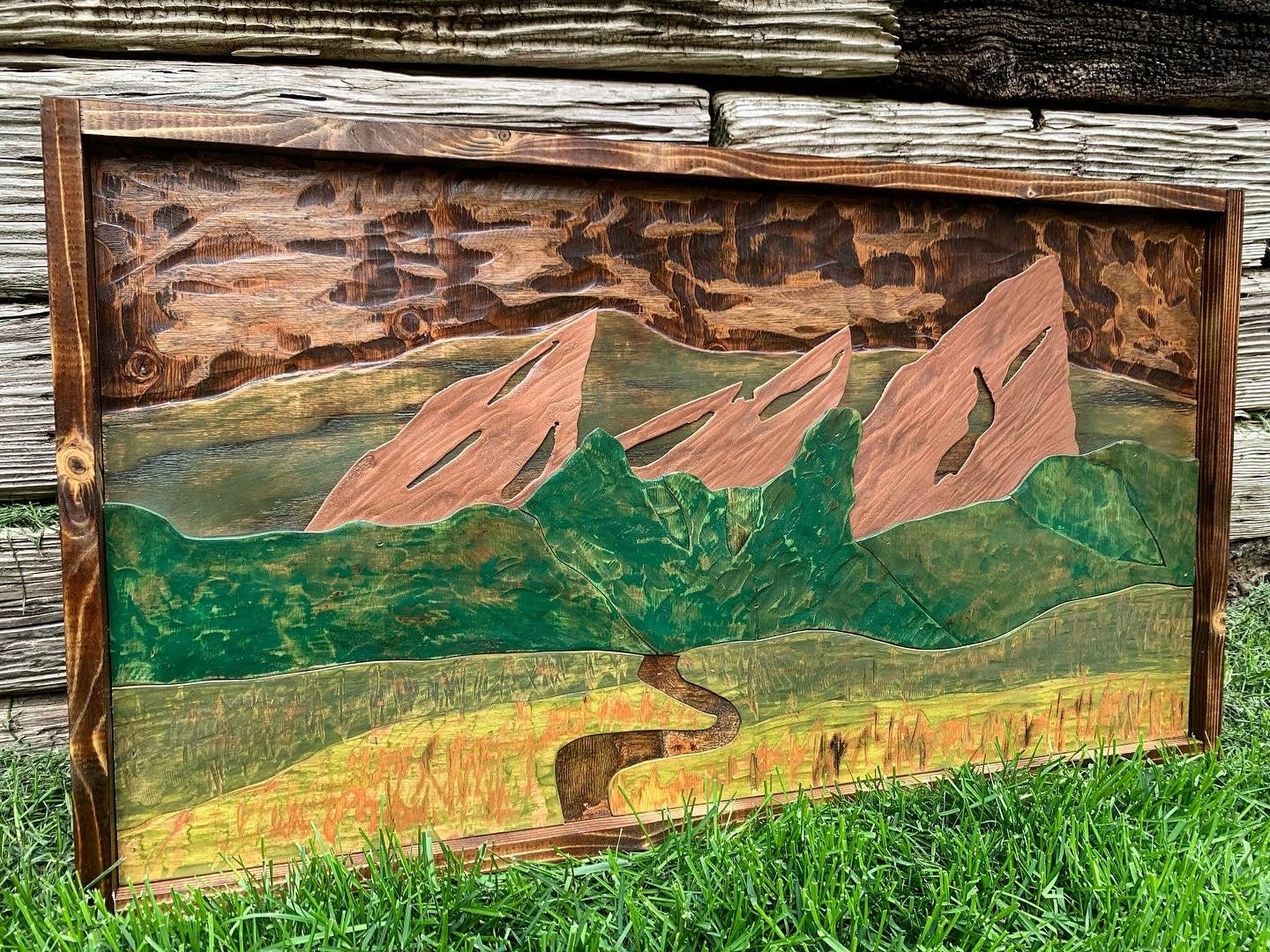 Boulder Flatirons Metal Wall Art University of Colorado Etsy