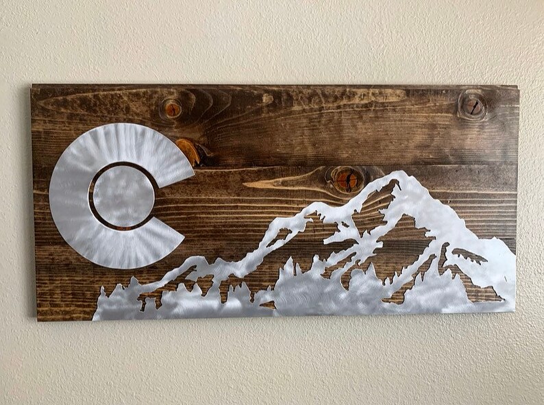 Stunning Colorado Wall Art Colorado Wall Decor Metal Wall Etsy
