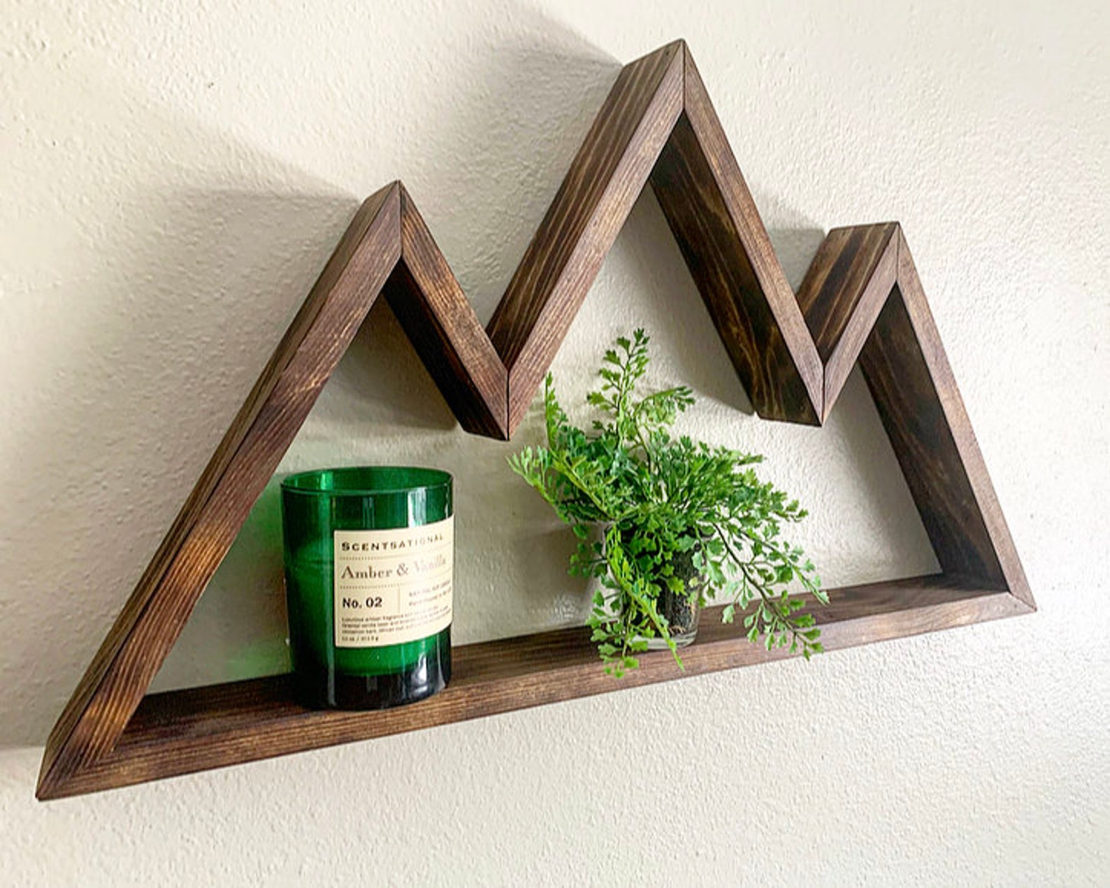 Mountain Shelf Mountain Wall Art Wooden Mountain Shelf Etsy