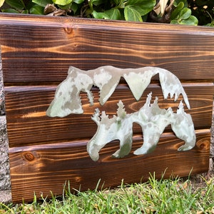 Metal Art, Bear Art, Bear and Forest Design, Metal Bear, Colorado Bear, Bear Metal Art, Rustic Decor, Cabin Decor