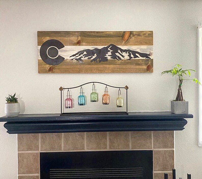 Beautiful Colorado Wall Art Metal Wall Art Wooden Colorado Etsy