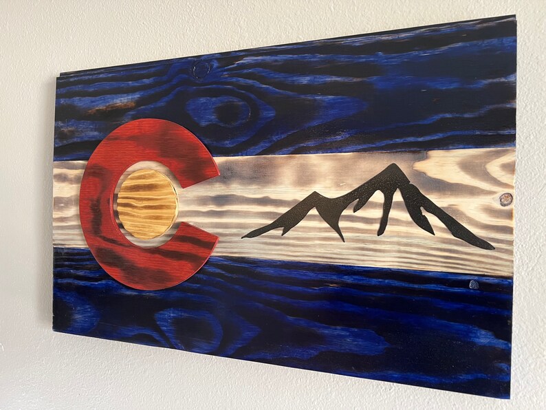 Colorado Wall Art Colorado Art Colorado Gifts Colorado Flag Etsy
