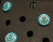 Corcs for Crocs Anchor Light Blue
