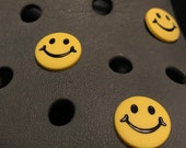 Corcs for Crocs Smiley Yellow
