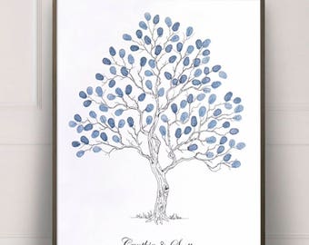 Personalised Wedding Guest Book  A2 Twisted Tree No Tariff Free Del within Australia