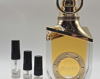 Riiffs Zenith Eau De Parfum Ron Decant, muestra de fragancia Gourmand de vainilla (2 ml, 3 ml, 5 ml)