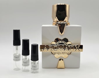Muestra de colonia French Avenue Aromatix Platine Blanc Extrait Decant Fresh Citrus Mint Ambergris (2 ml, 3 ml, 5 ml)