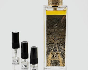Muestra de perfume Swiss Arabian - Enigma of Taif - Fragancia floral de rosas (2 ml, 3 ml, 5 ml) en formato de viaje.