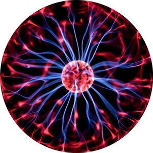 Plasma Sticker Decal Plasma Ball Bass Drum Head Skin Decal - Graphic Drumhead Sticker ...