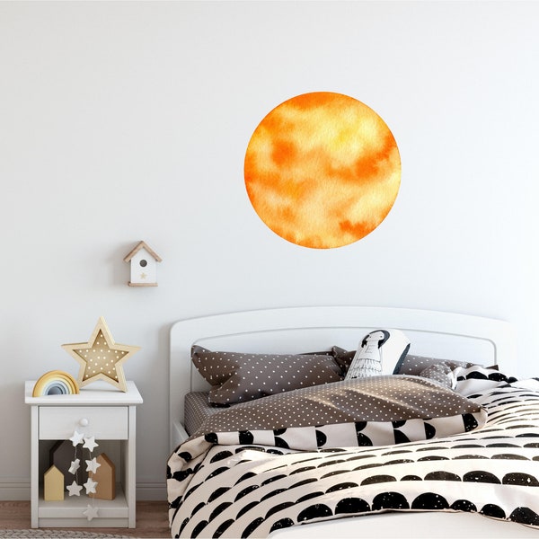 Sun Wall Decal Etsy