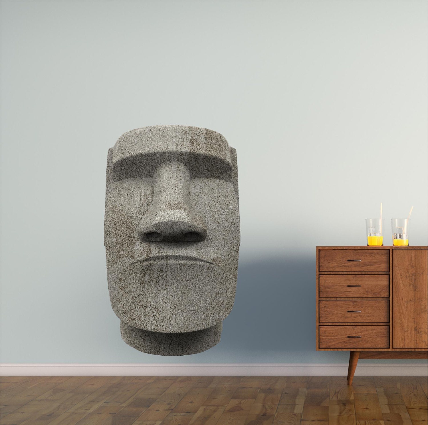 Moai Easter Island Head Statue Emoji Meme Sticker for Sale by CoryHarts