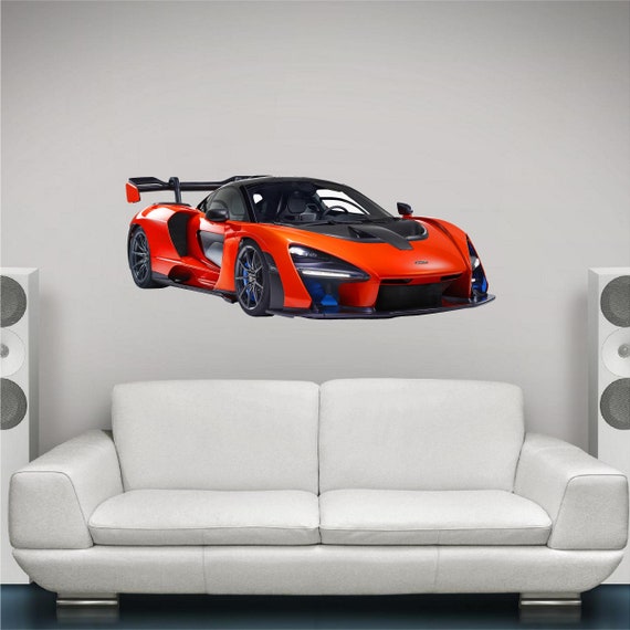 Mclaren Senna Hyper Car Wall Decal Removable Vinyl - Are Vinyl Wall Decals Removable Mclaren Senna Hyper Car Wall Decal Removable Vinyl - Are Vinyl Wall Decals Removable
