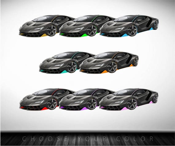 Bugatti Chiron Hyper Super Cars décalcomanie autocollant mural Enfants