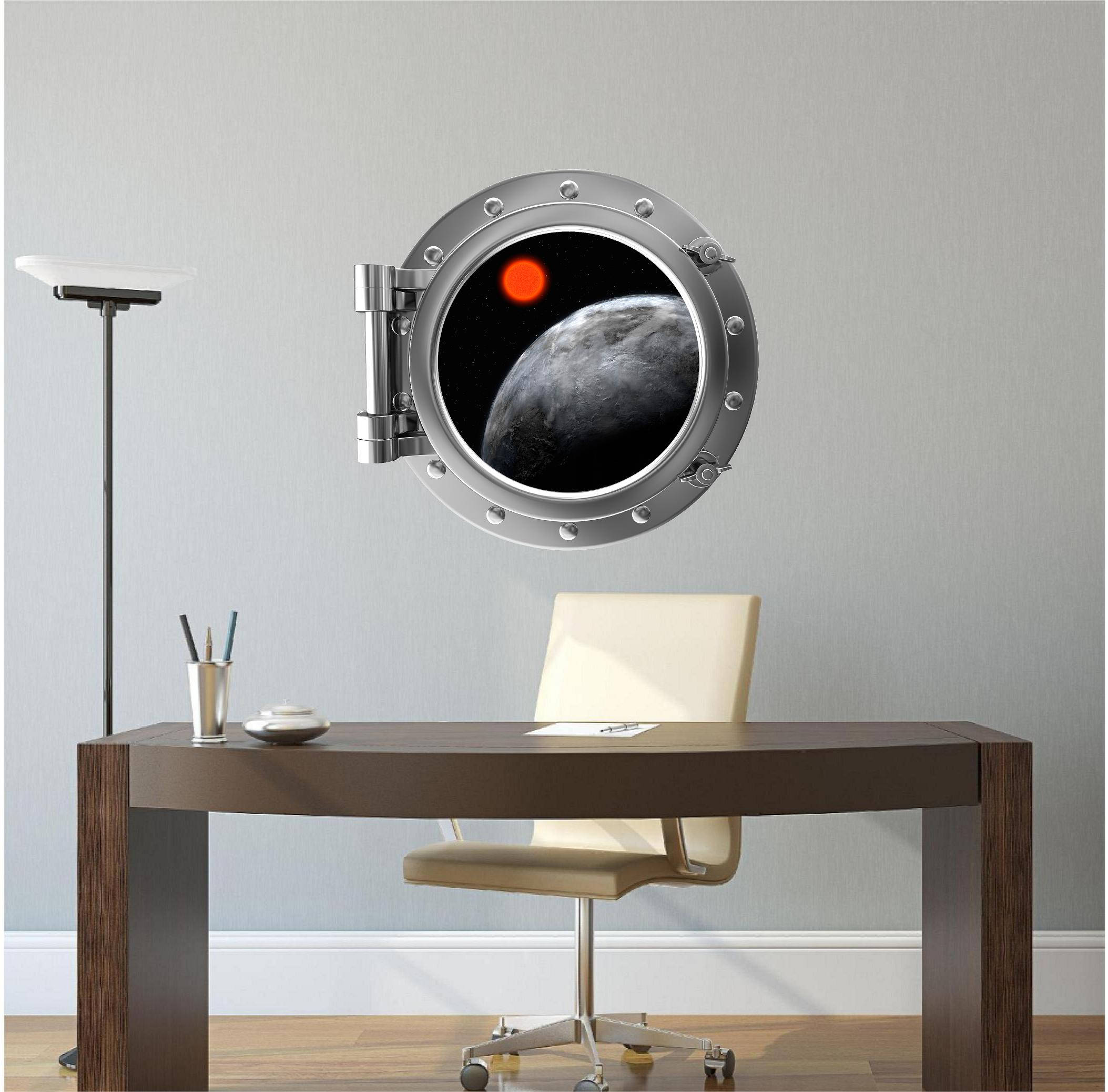 Port Scape Gliese 581 Porthole Window Wall Decal Removable Wall Sticker  Instant View Space Moon Wall Mural - Etsy, image size:2107x2076