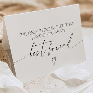 Schwangerschaftsankündigungskarte für die beste Freundin, neue Tante Auntie, Babymitteilung für Bestie, das einzige, was besser ist, beste Freundin, Schwester Bestie