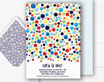 1st birthday invitations boy etsy