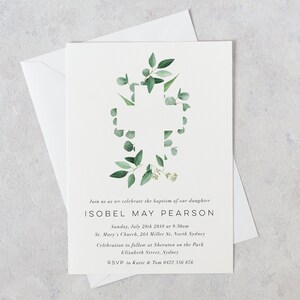 Spanish Baptism Invitation Girl, Spanish Baptism Invitation Girl, Bautismo Invitation, Minimalist Baptism Invitation, Daughter Bautismo