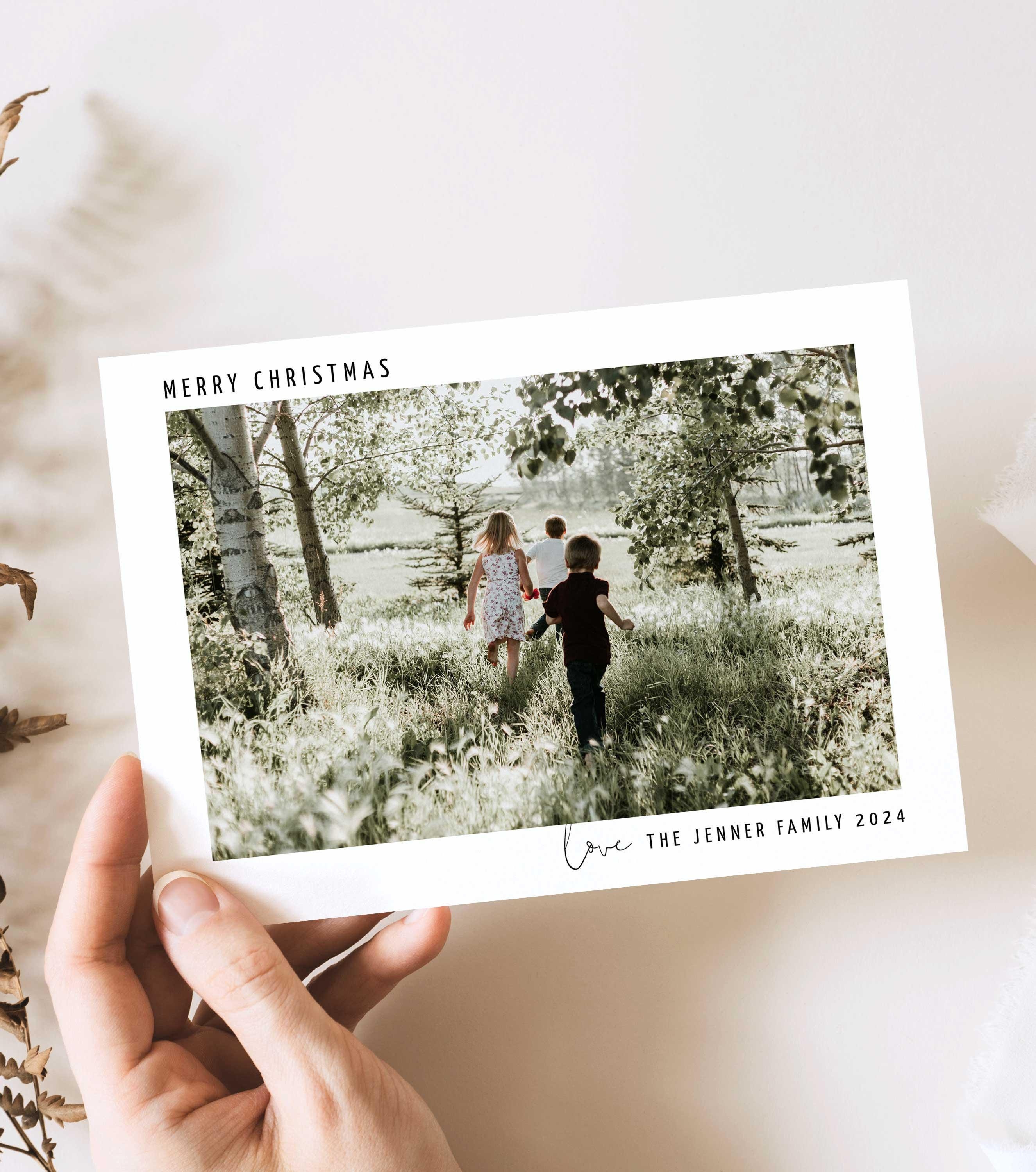 Tarjeta navideña con foto editable, plantilla de tarjeta navideña, tarjeta  navideña minimalista, plantilla de tarjeta navideña con foto - Etsy México, image size:2652x3000