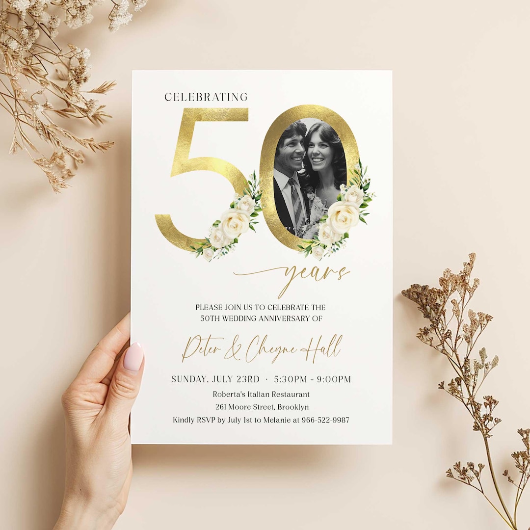 50 Buste Per Inviti Di Lusso A7 (5 1/4 X 7 1/4) - Rosa Con Bordo Oro - Autosigillanti - Carta 250 G/mq